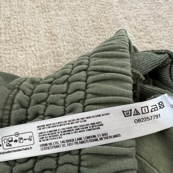 NWT Anthropologie Daily Practice Bank Shot Wide Leg Joggers Pants S Green - Picture 11 of 11